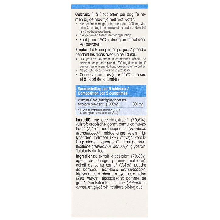 Physalis Organic Vitamine C, 200mg Bio (30 Tabletten) image 3
