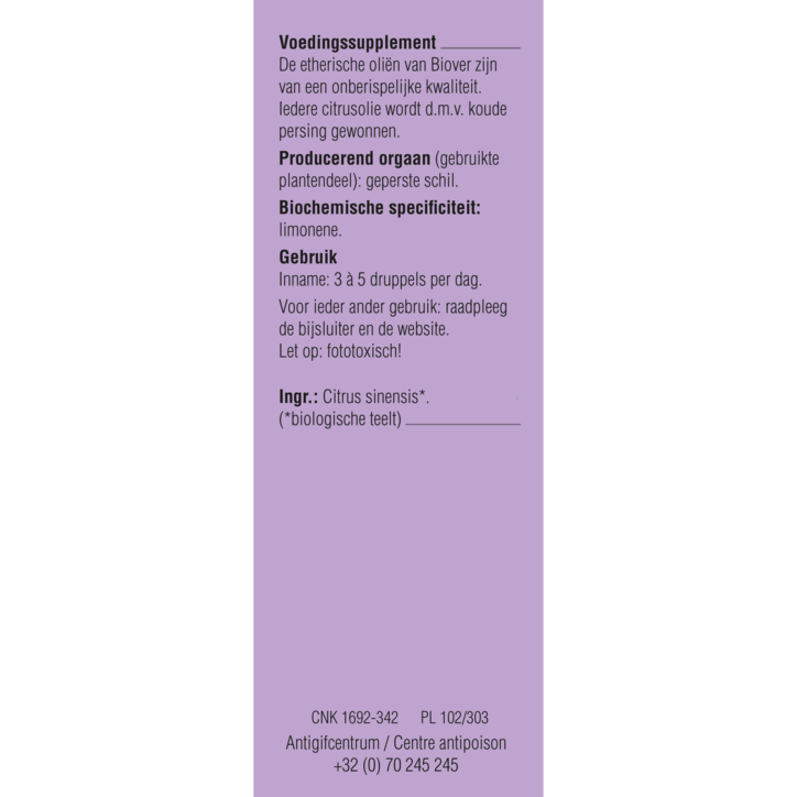 Biover Sinaasappel Bio - 10ml image 2