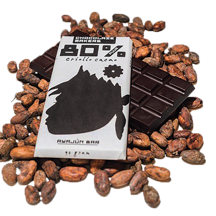 Chocolatemakers Awajun Chocoladereep Puur 80% image 2