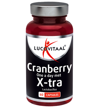 Lucovitaal 1+1 Cranberry One A Day met X-tra (60 capsules) — 60 stuks