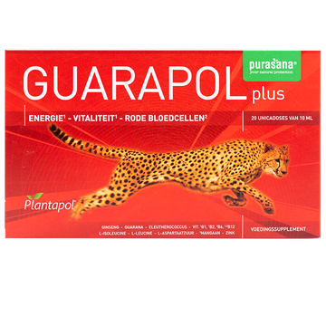Purasana 2e product 50% korting Guarapol Plus - 20 ampullen