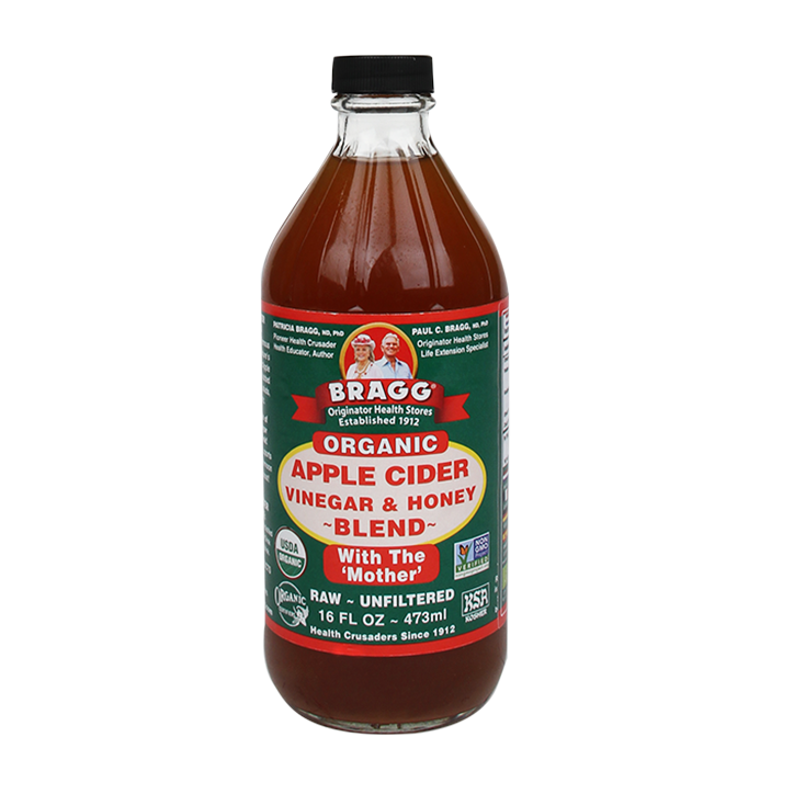 Bragg Apple Cider Vinegar Honing Bio 473ml