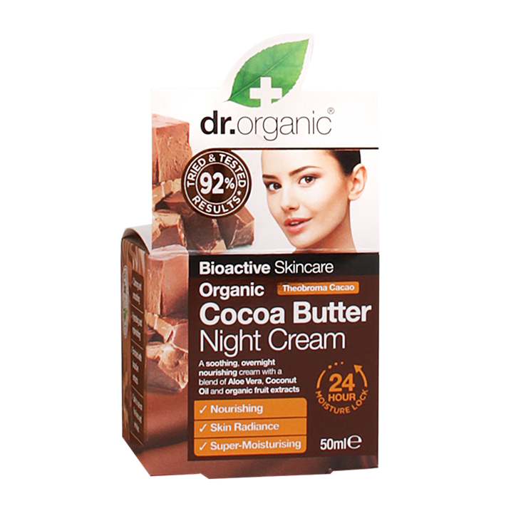 Dr. Organic Cocoa Butter Nachtcrème - 50ml image 1