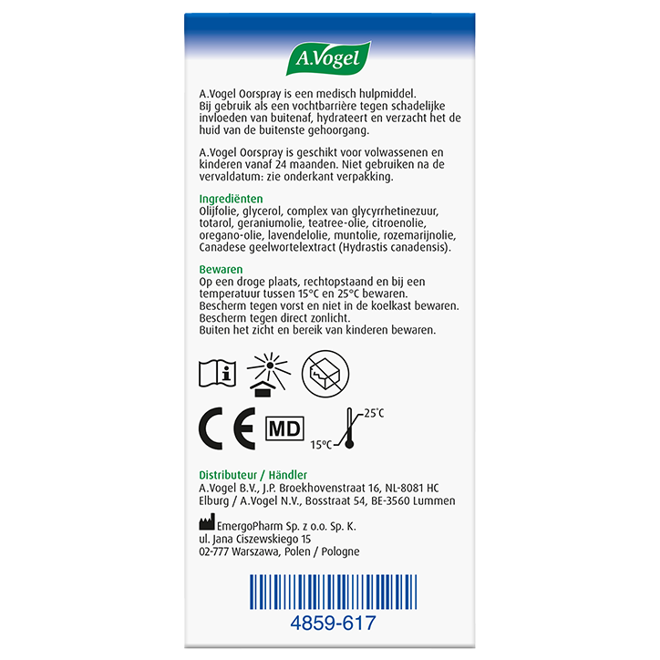 A.Vogel Oorspray Oorsmeer (20ml) image 3