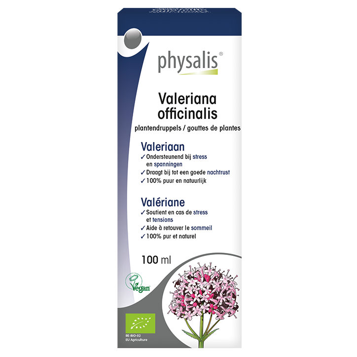 Physalis Valeriana Officinalis Druppels Bio (100ml)-1