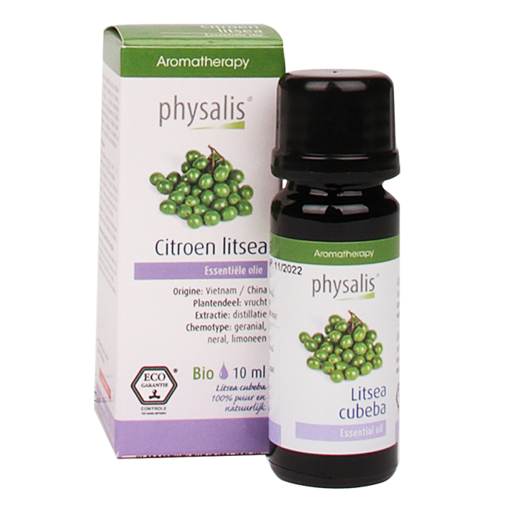 Physalis Citroen Litsea Olie Bio - 10ml image 2