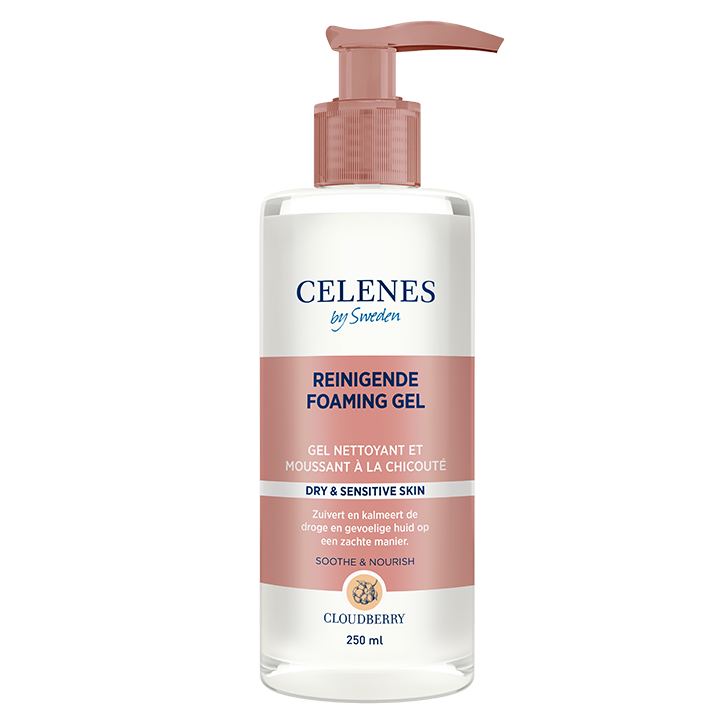 2e product 50% korting | Celenes Cloudberry Reinigende Foaming Gel - 250ml