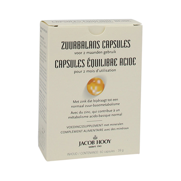 Capsules Jacob Hooy Équilibre acide