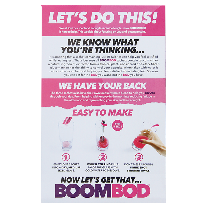 Boombod 7 Day Achiever 21 Sachets image 3