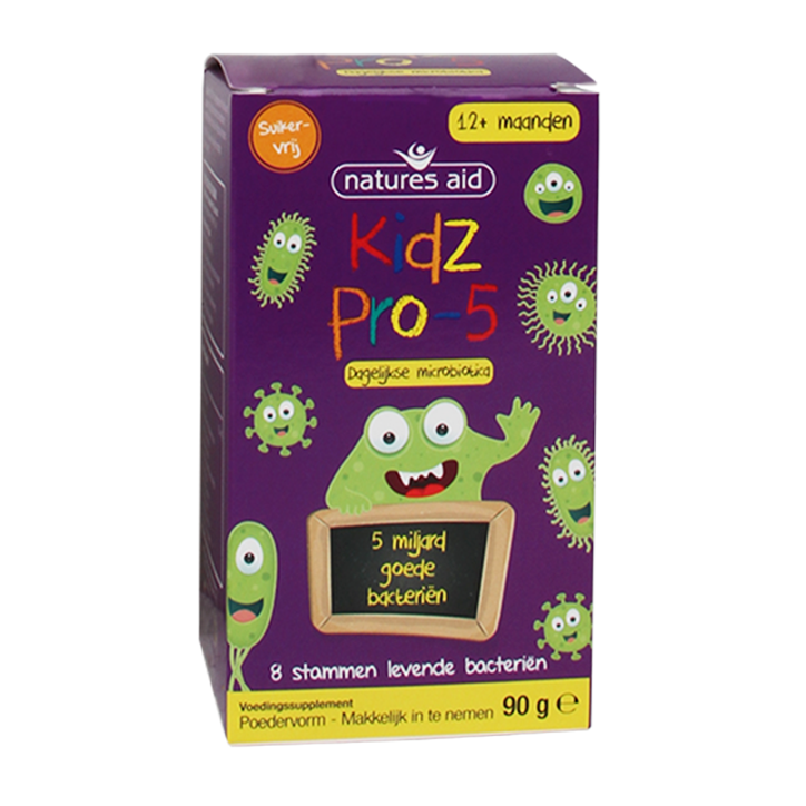 Natures Aid Kidz Pro-5 Dagelijkse Microbiotica (90gr) image 1