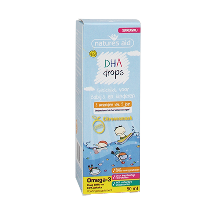 Natures Aid DHA Drops Baby's & Kids (50ml)-1