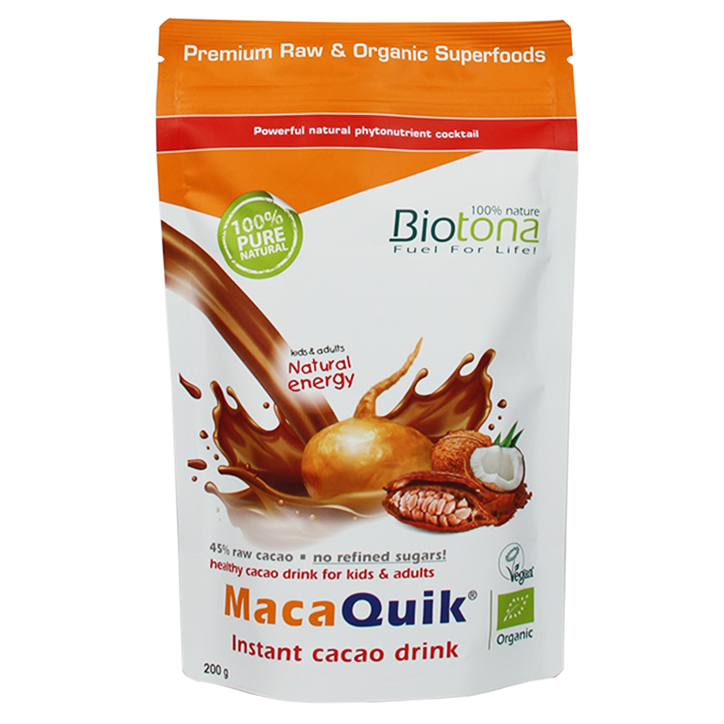 Biotona MacaQuick Instant Cacao Drink Bio (200gr)