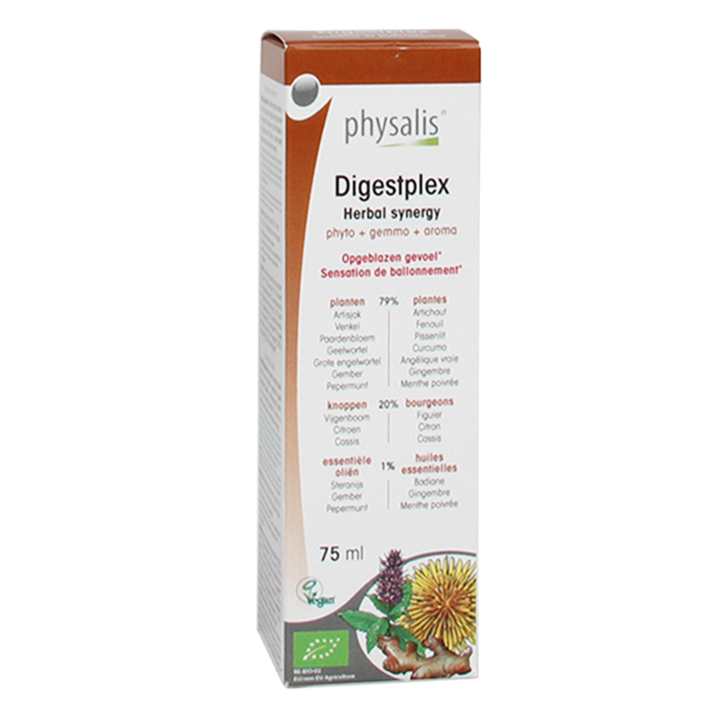 Physalis Digestplex Kruiden Synergie Druppels Bio (75ml) image 1