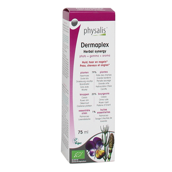 Physalis Dermaplex Kruiden Synergie Druppels Bio (75ml) image 1