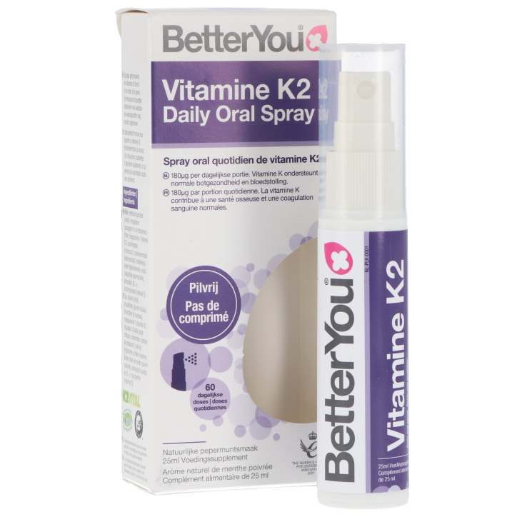 BetterYou Vitamine K2 Dagelijkse Orale Spray (25ml) image 2