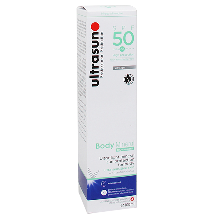 Ultrasun Mineral Body Zonnebrandlotion SPF50 image 1