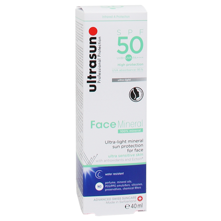 Ultrasun Mineral Face Zonnebrandlotion SPF50 image 1