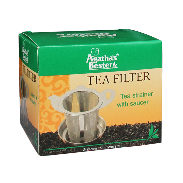 Agatha's Bester Theefilter Met Schoteltje image 1