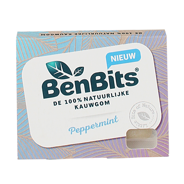 BenBits 100% Natuurlijke Kauwgom Peppermint image 1