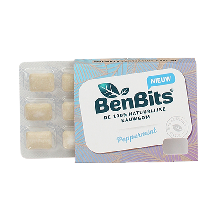 BenBits 100% Natuurlijke Kauwgom Peppermint image 2