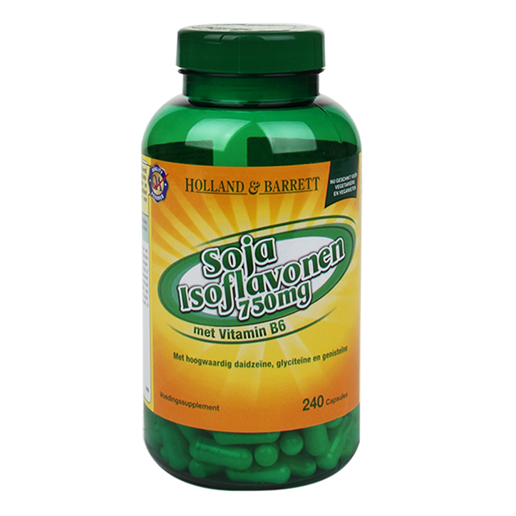 Holland & Barrett Soja Isoflavonen, 750mg (240 Capsules)