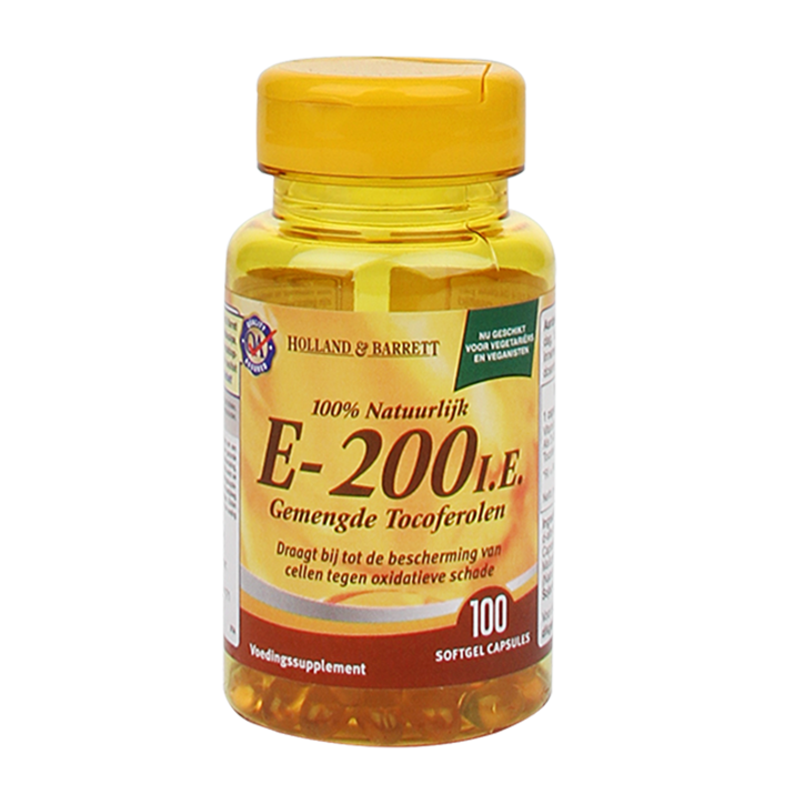 Holland & Barrett Vitamine E-200 Complex (100 Capsules)