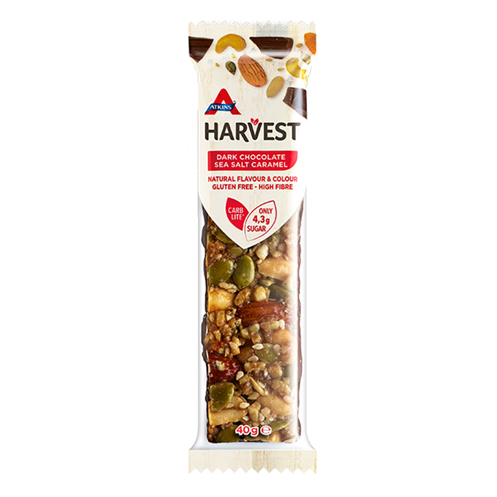 Atkins Harvest Dark Chocolate Sea Salt Caramel image 1