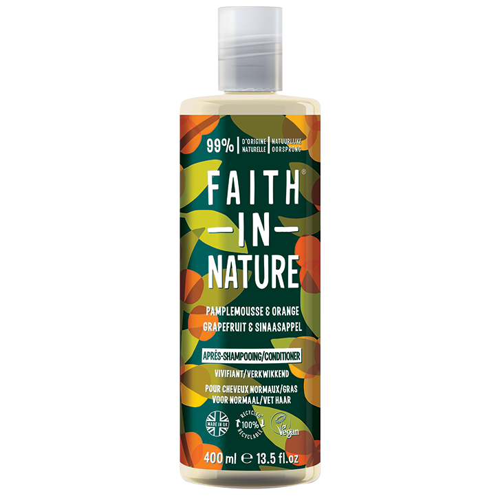 Faith in Nature Après-Shampooing Pamplemousse et Orange - 400ml-1