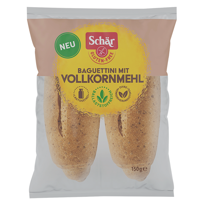 Schär Baguettini met Volkorenmeel Glutenvrij - 150g image 1