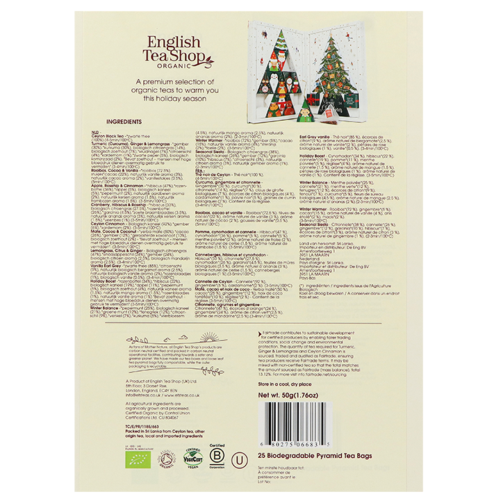 English Tea Shop Advent Calendar - 25 theezakjes image 3