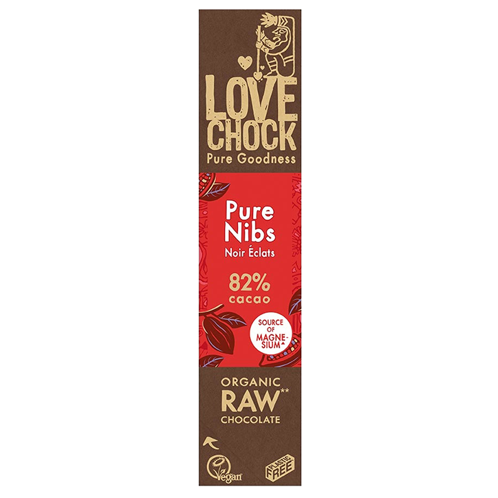 Lovechock Pure Nibs 82% Cacao Bio (40gr)