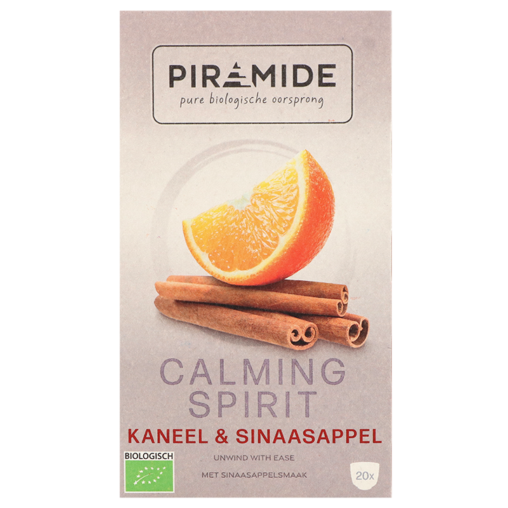 2e product 50% korting | Piramide Calming Spirit Kaneel & Sinaasappel - 20 theezakjes