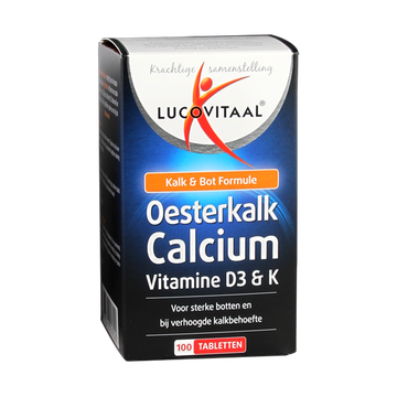 Lucovitaal 1+1 Oesterkalk Calcium (100 Tabletten) - 100 stuks