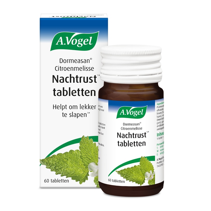 A.Vogel Dormeasan Citroenmelisse Nachtrust (60 Tabletten)