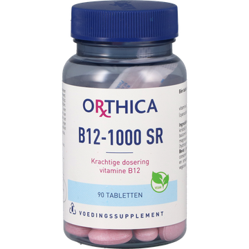 Orthica 2e product 50% korting Vitamine B12 1000 SR - 90 tabletten - 90 stuks