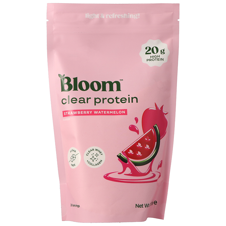 2e product 50% korting | Bloom Clear Protein Collagen Strawberry Watermelon - 250g