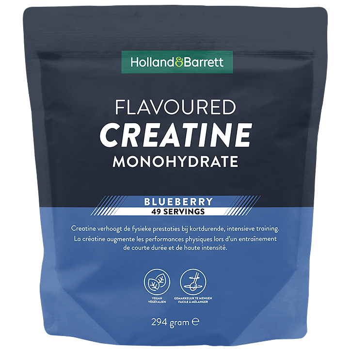 1+1 gratis | Holland & Barrett Flavoured Creatine Monohydraat Blueberry - 294g