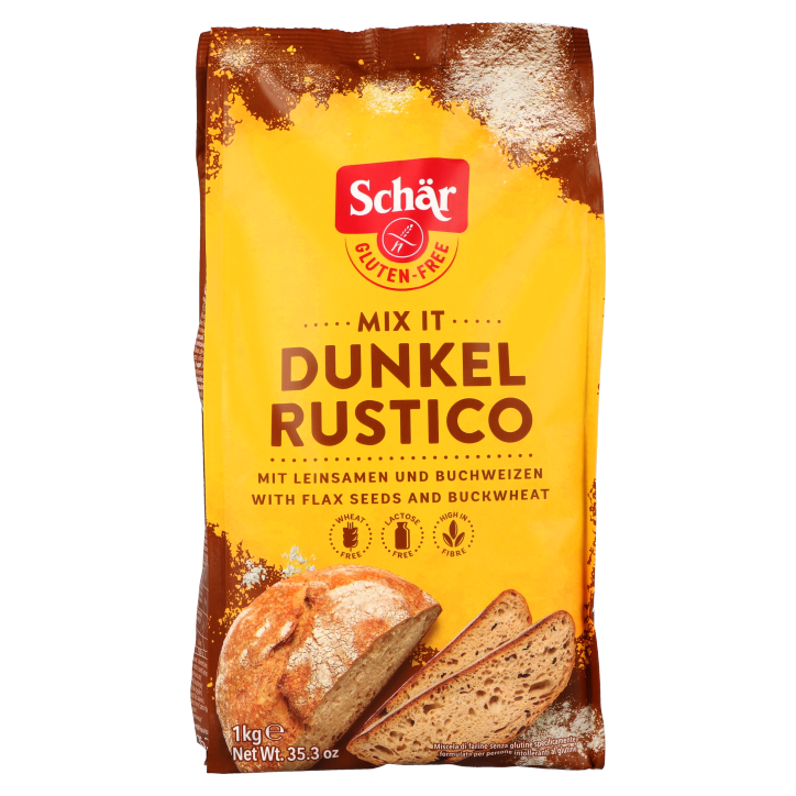 Schär Mix it Dunkel Rustico Glutenvrij Broodmix - 1kg