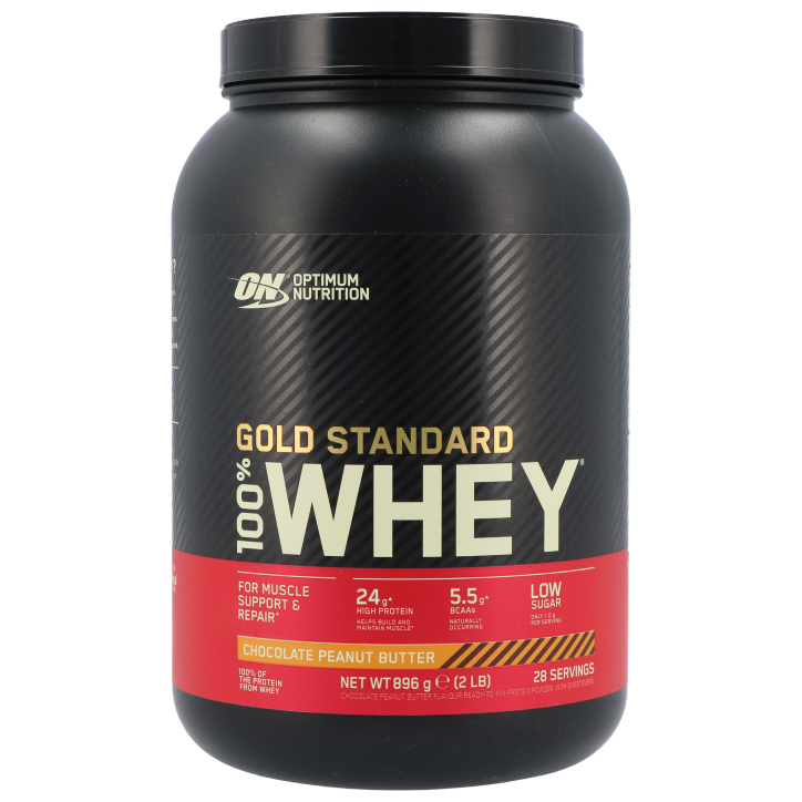 Optimum Nutrition Gold Standard 100% Whey Chocolate Peanut Butter - 896g image 1