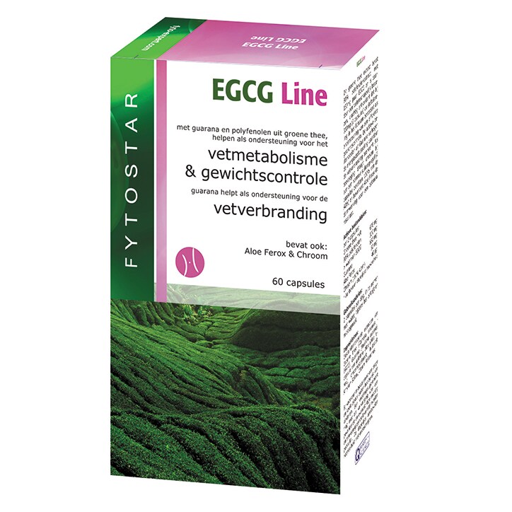 Fytostar EGCG Line Vetverbranding (60 Capsules) image 1