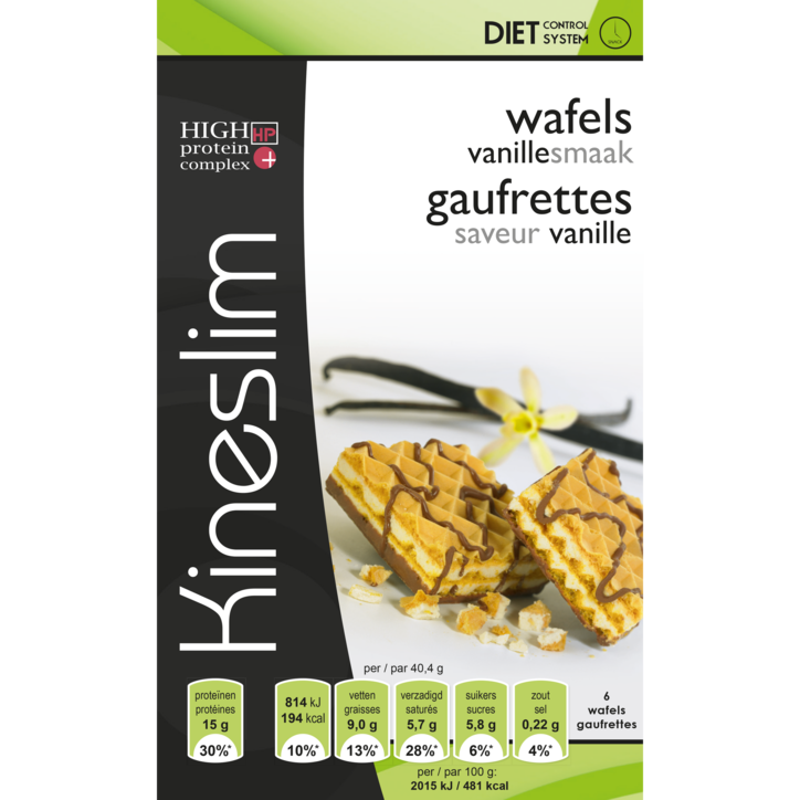Kineslim Vanillewafels (6 Stuks) image 1