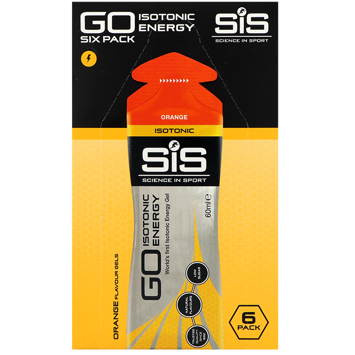 SiS GO Isotonic Energy Gel Orange 6 x 60ml