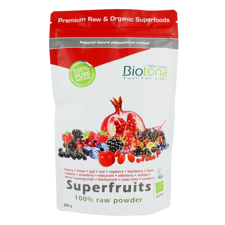 Biotona Superfruits Poudre de super fruits Bio