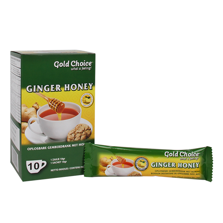 Gold Choice Ginger Honey Drink (10 Theezakjes) image 2
