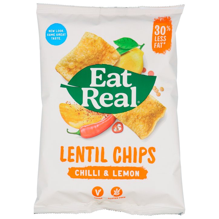 Eat Real Lentil Chili Lemon Chips - 40g-1