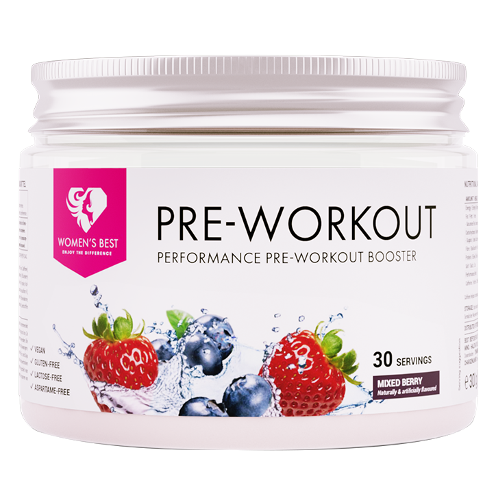 Women's Best Pre Workout Booster Mixed Berry - 300g image 1