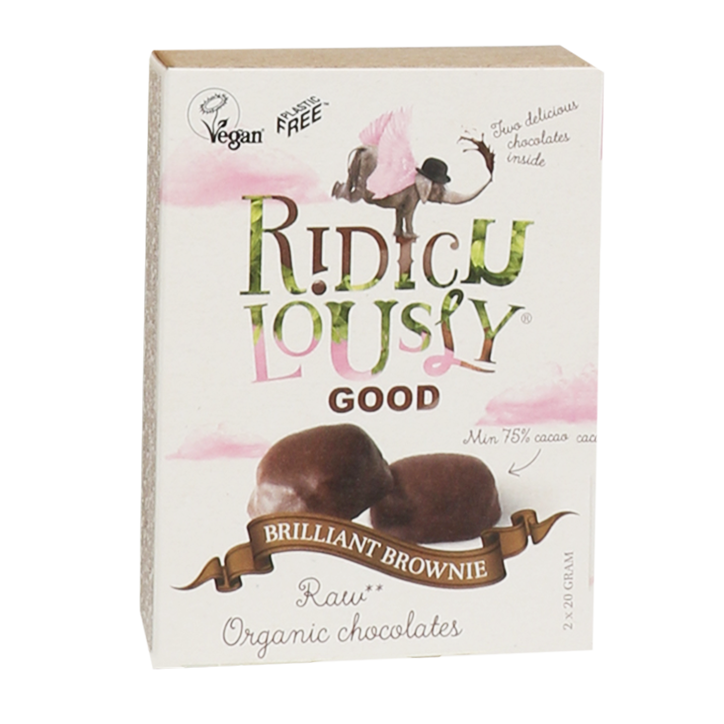 Ridiculously Good Raw Brilliant Brownie Bio (40gr) image 1