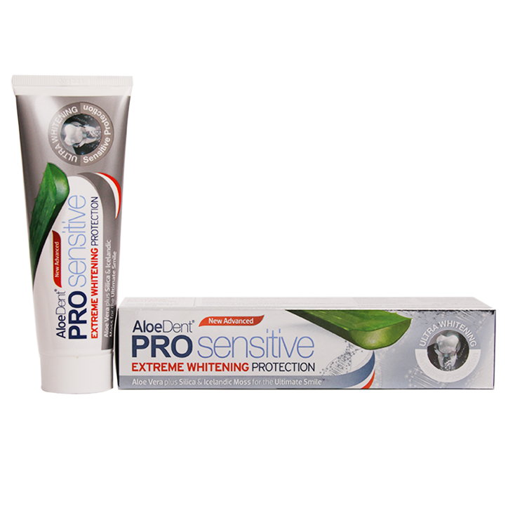 Aloe Dent Tandpasta Pro Sensitive Extreme Whitening Protection - 75ml image 1
