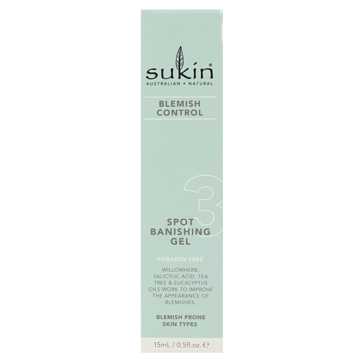 Sukin Blemish Control Spot Banishing Gel - 15ml image 1