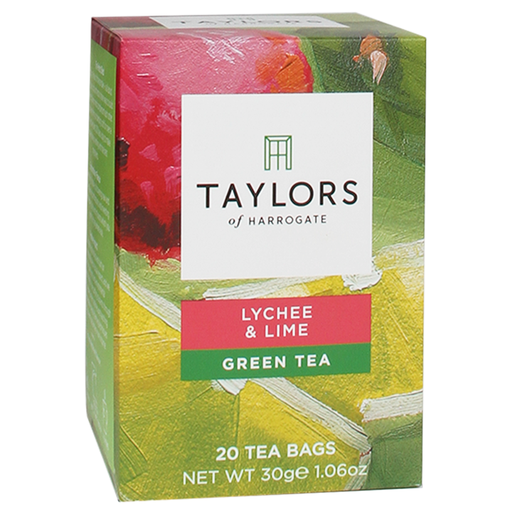 Taylors Of Harrogate Lychee & Lime Green Tea (20 Theezakjes) image 1